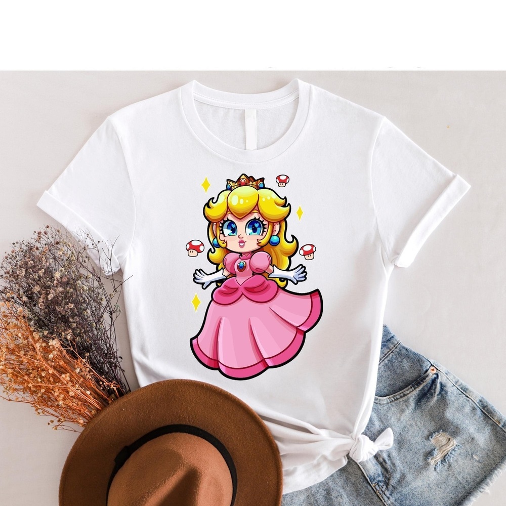 Super Mario Princess Peach Tshirt